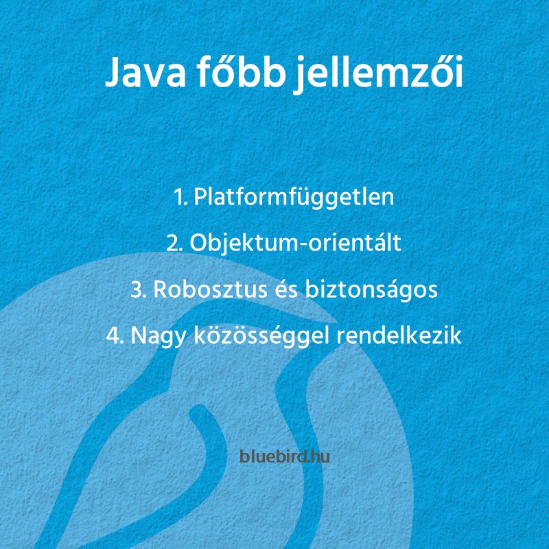Java főbb jellemzői - Bluebird blog