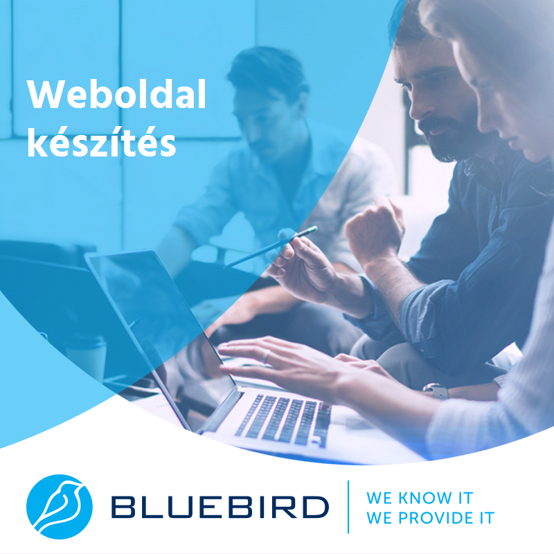 Weboldal készítés - Bluebird